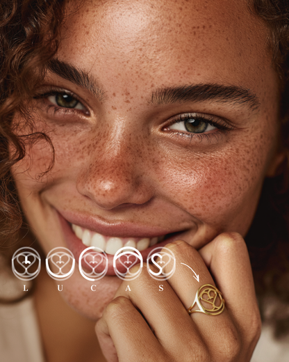 La Bague Monogramme - Vos lettres, votre histoire