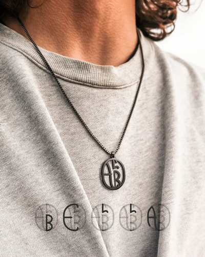 Le Collier Monogramme Homme – Chaque lettre, une histoire