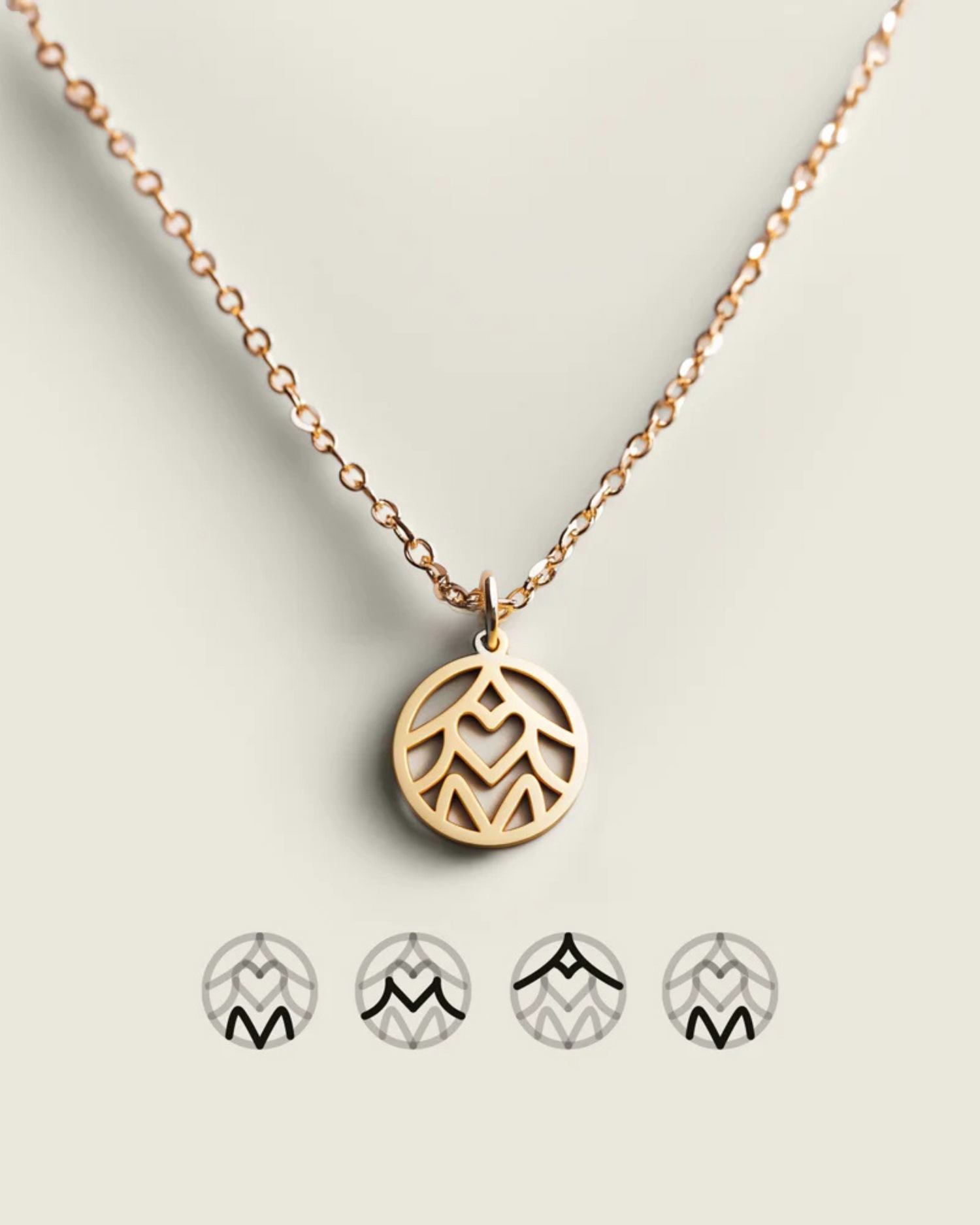 Collier Initiales Famille - Un lien éternel