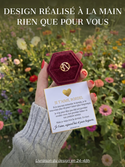 Je t'aime, bordel - Bague Monogramme