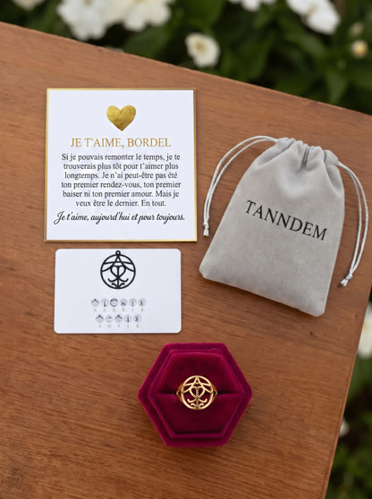 Je t'aime, bordel - Bague Monogramme