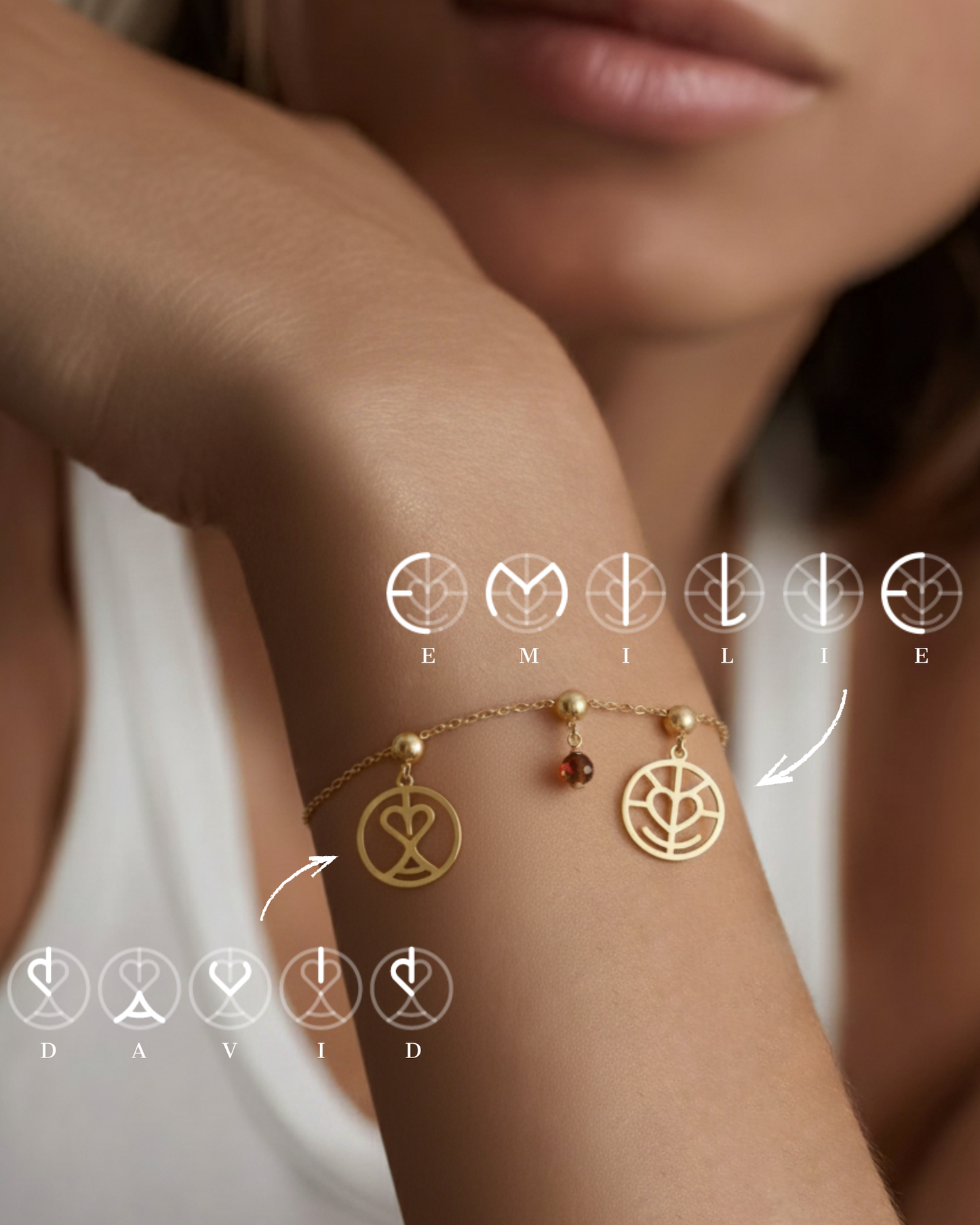 Le Bracelet Monogramme – Chaque lettre, un symbole