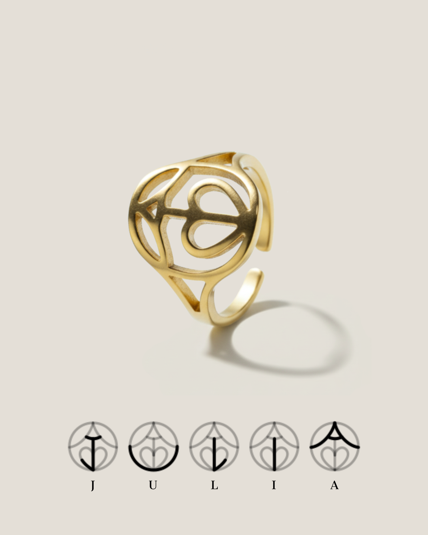 La Bague Monogramme - Vos lettres, votre histoire