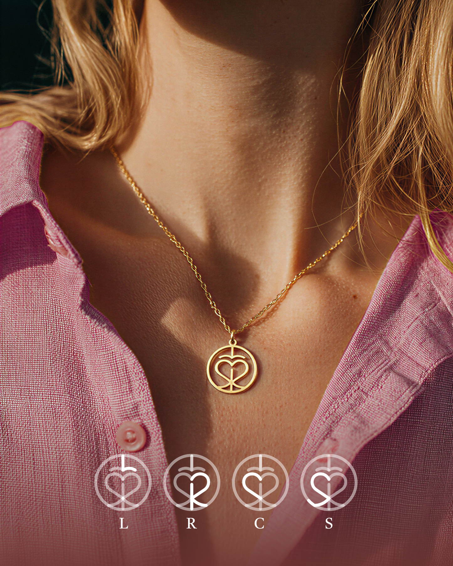 Collier Initiales Famille - Un lien éternel