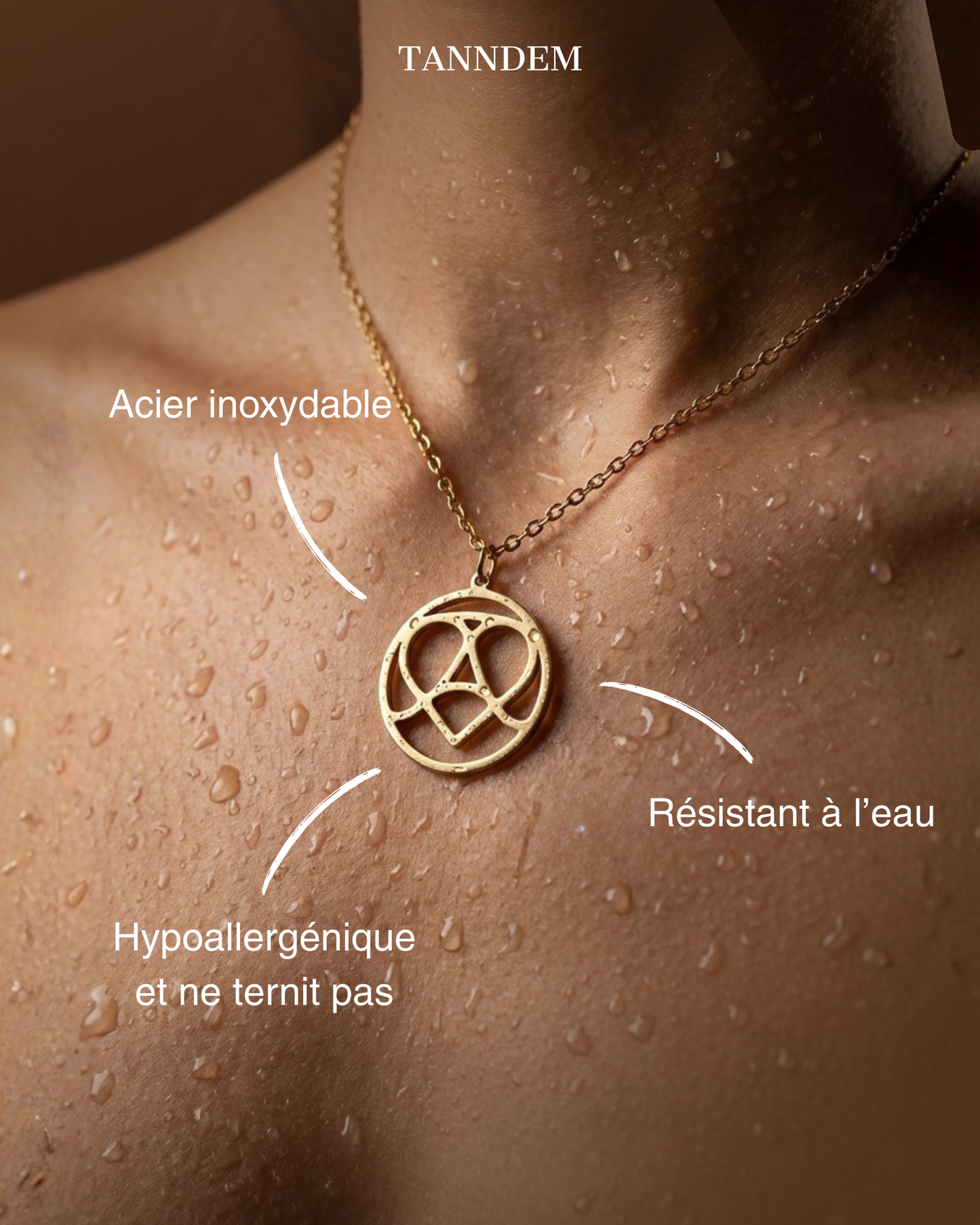 Collier Initiales Entrelacées – Chaque initiale, une histoire