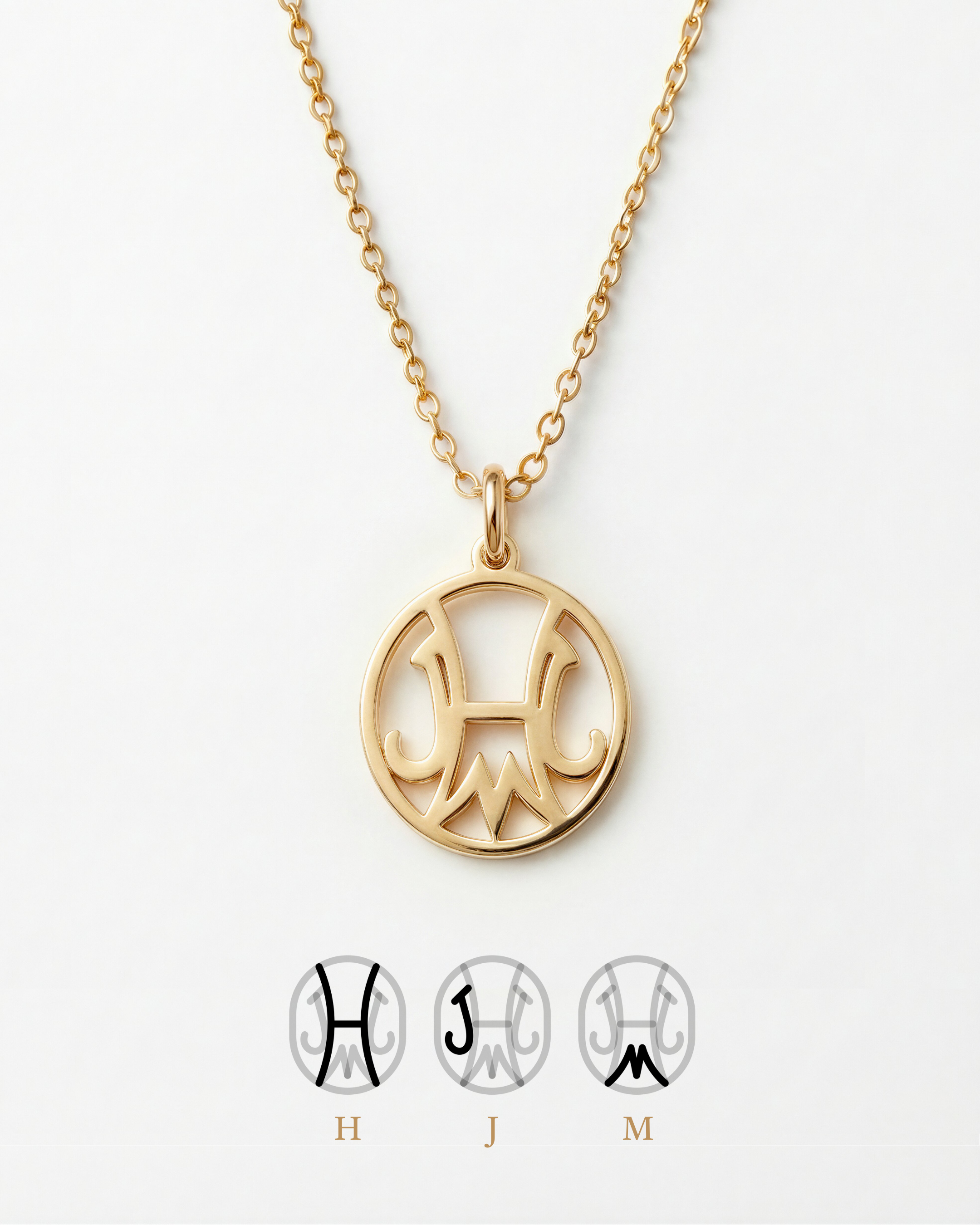 Halskette mit Familienbuchstaben – Eine ewige Verbindung