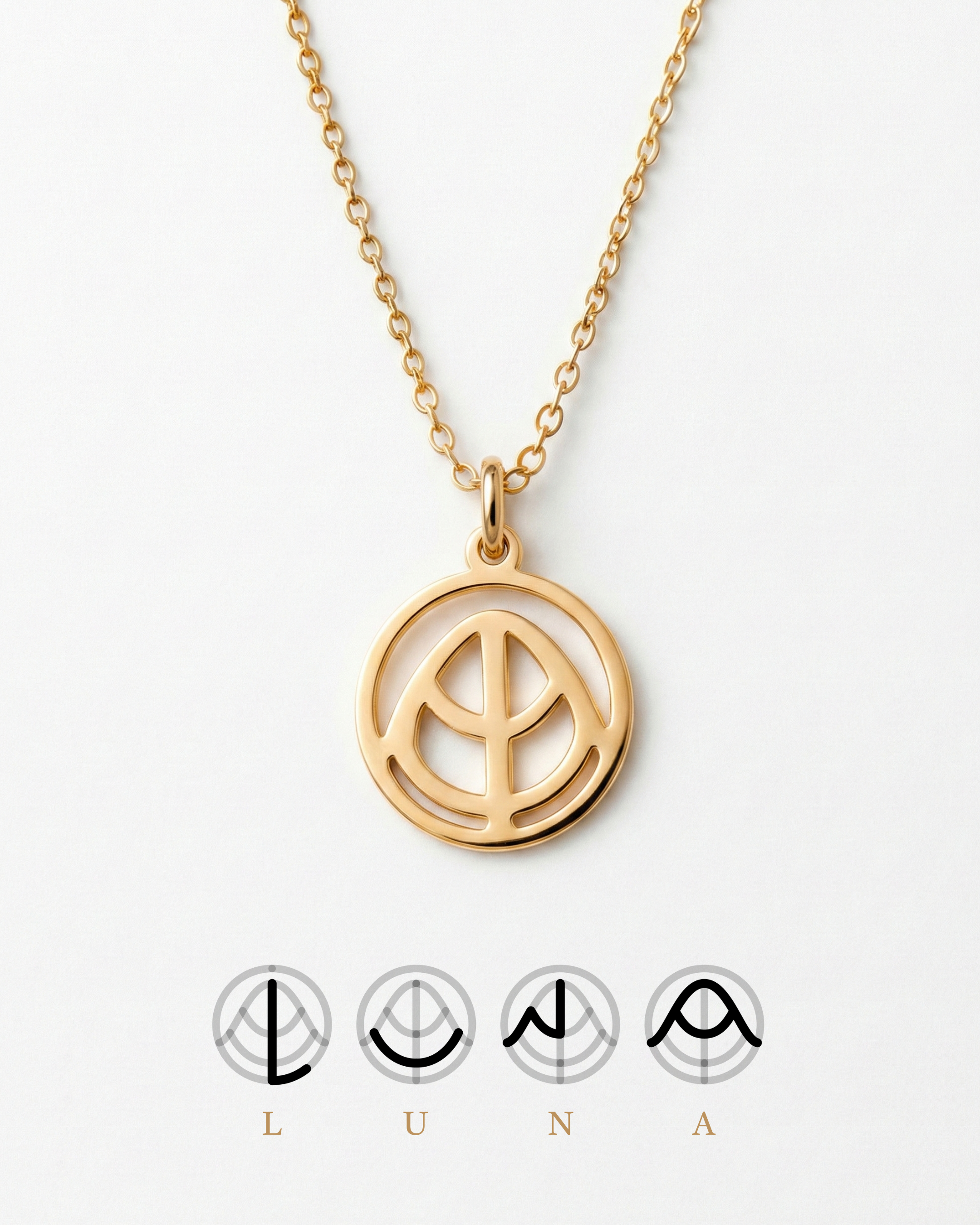 Monogramm-Halskette – Für Ihren treuen Freund