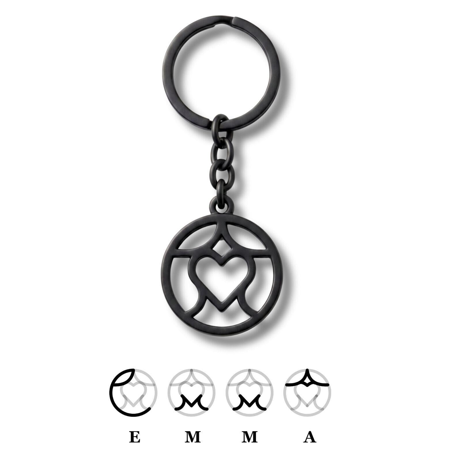 Porte-clés monogramme sur mesure